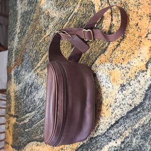 HTF! Authentic Vintage Coach Canteen Waist Pouch Fanny Pack Mahogany! Style 0515